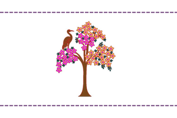 Bird on Tree: A Craft Fair-Ready Embroidery Design