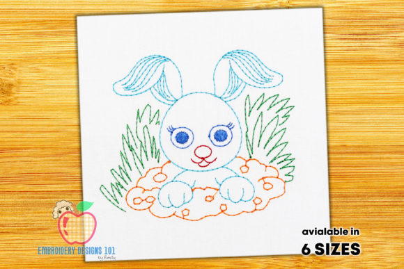 Cute Easter Bunny: A Sweet Embroidery Review