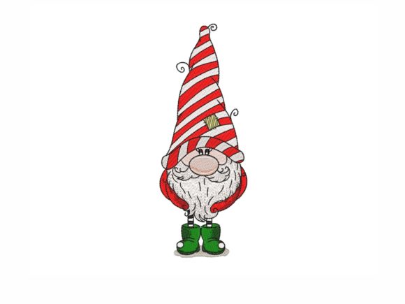 Gnome: A Charming Embroidery Design for Boutique Sweatshirts
