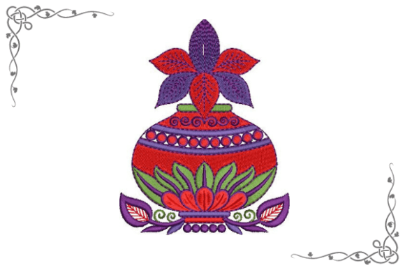 Indian Decoration: A Seasonal Embroidery Gem