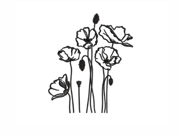 Poppies: A Boutique Sweatshirt Embroidery Review