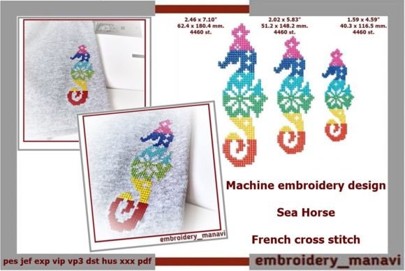 Sea Horse French Cross Stitch: A Designer's Review