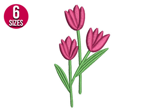 Tulips Embroidery Design: A Designer’s Review for Boutique Apparel